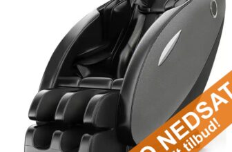 SPAR – DEMO MODEL: Massagestol 2D m. varmeterapi, L-teknologi, Zero Gravity m.m (sort)