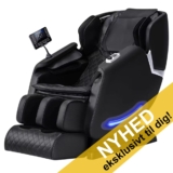 Massagestol 4D Luksus+ med SL-teknologi, Varmeterapi, Stemme Kontrol & Touchsk?rm