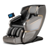 Massagestol 4D Luksus Pro+ med SL-teknologi, iongenerator, Varmeterapi, Hjertefrekvens Scanner, Stemme Kontrol & Touchsk?rm